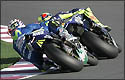Rossi & Melandri at Qatar 2005