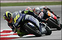 Rossi and Hayden at Sepang 2005